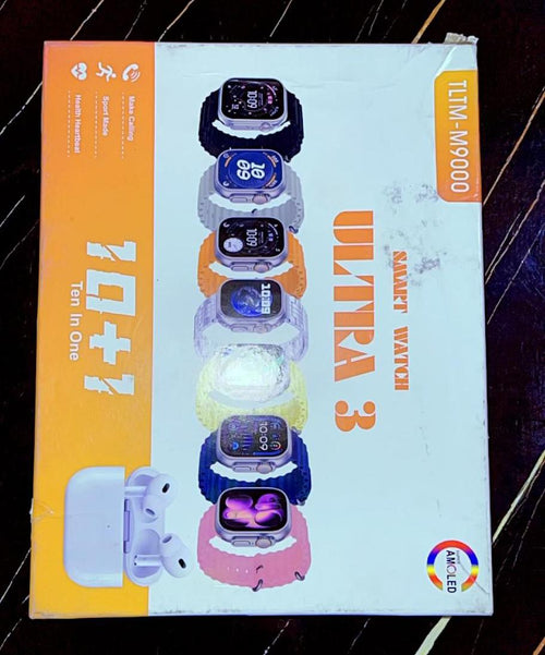 Smart Watch Ultra 3 With Earbud